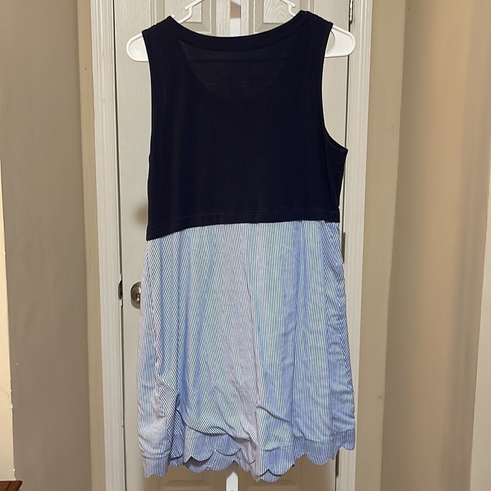 Crown & Ivy blue stripe dress - Picture 4 of 5